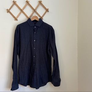 Hugo Boss Speckled Button Down